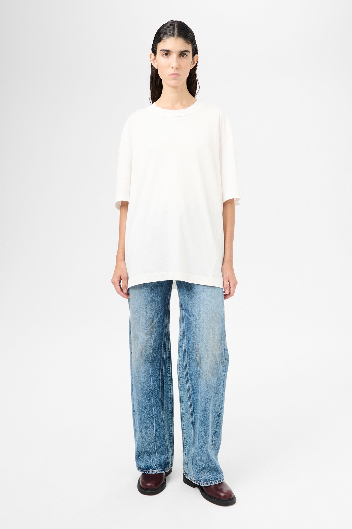Big T-Shirt White Clean Jersey - 2