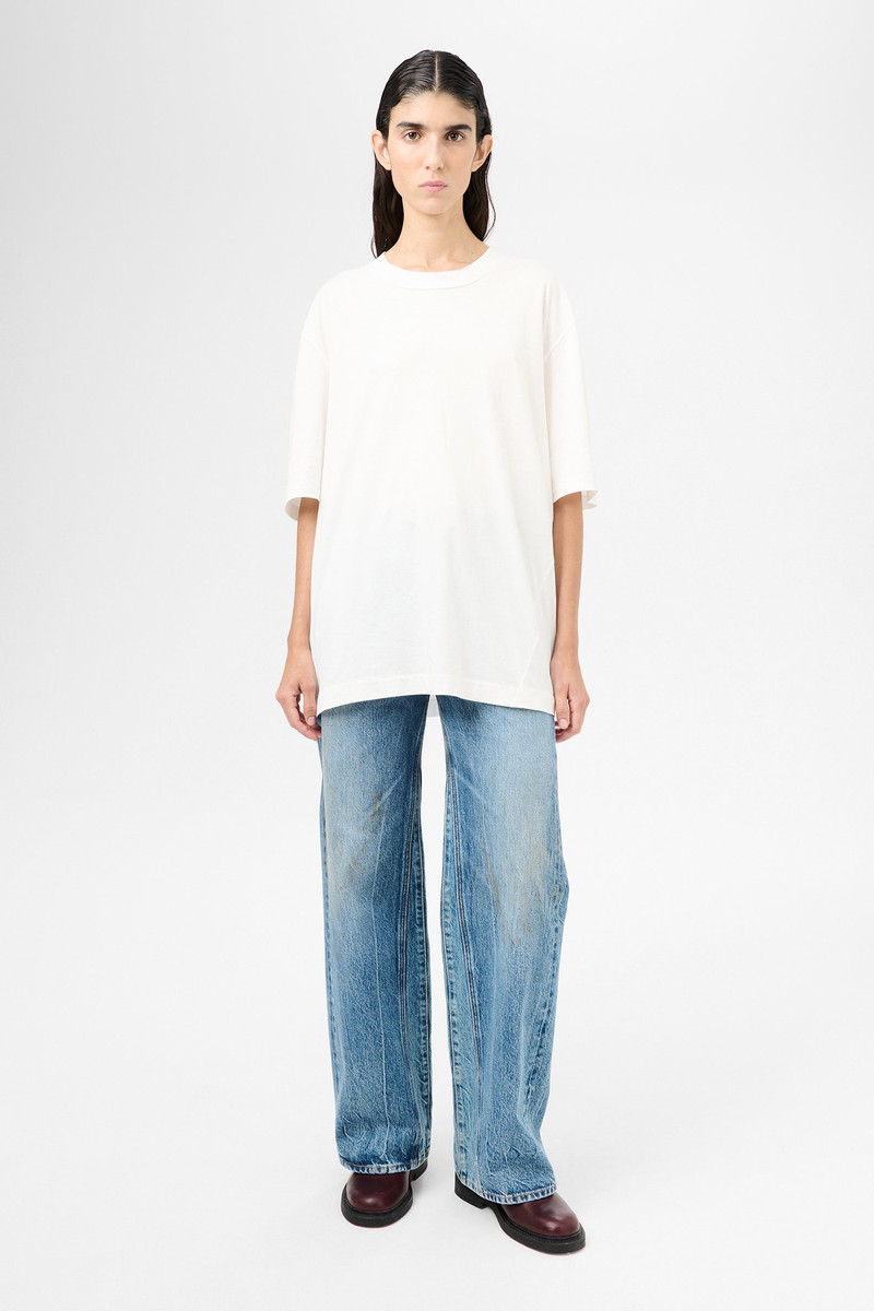 Our Legacy Big T-Shirt White Clean Jersey outlook