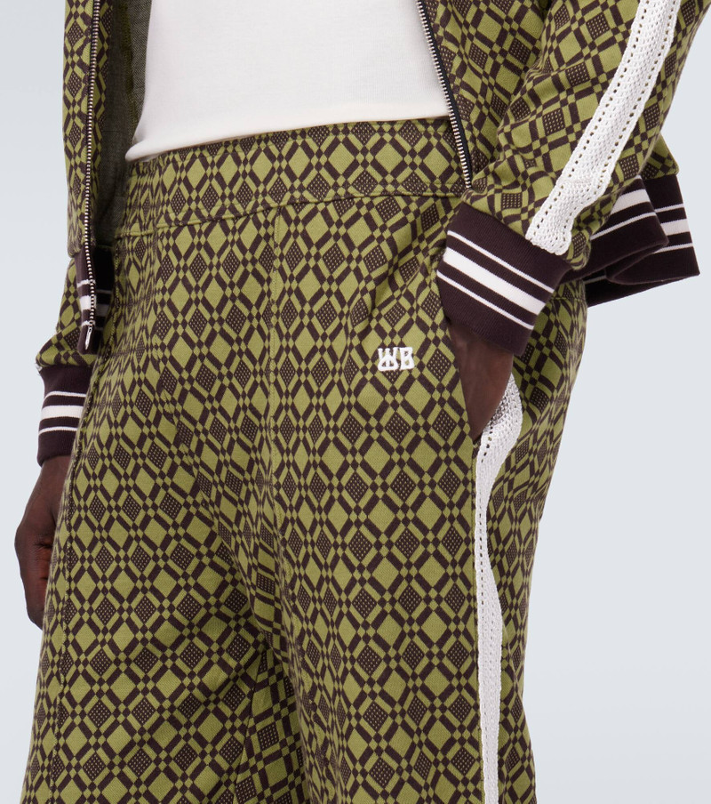 Power printed cotton track pants 5