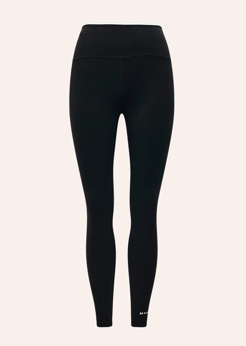 VITA FULL LENGTH LEGGING IN BLACK & WHISPER WHITE - 1