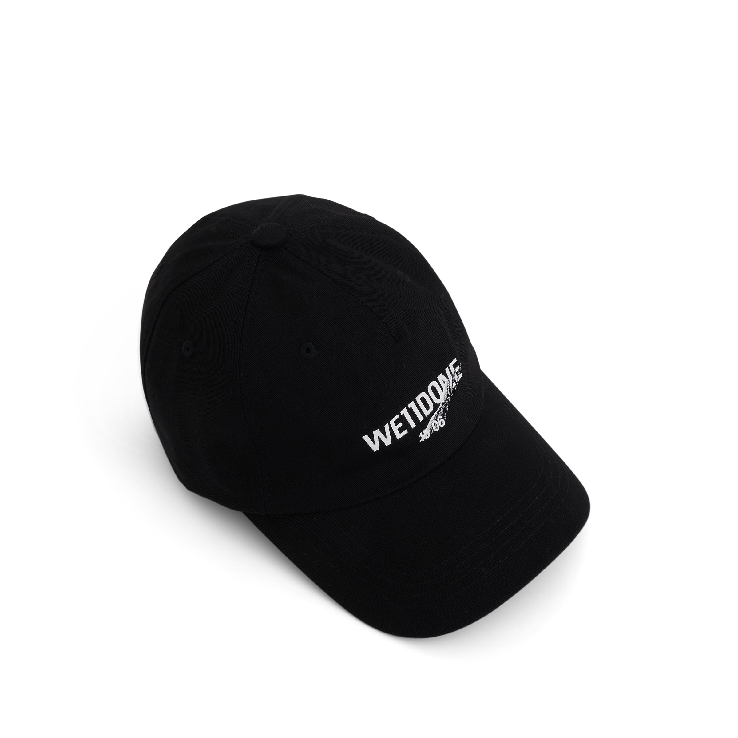 Basic 1506 Logo Cap in Black - 4