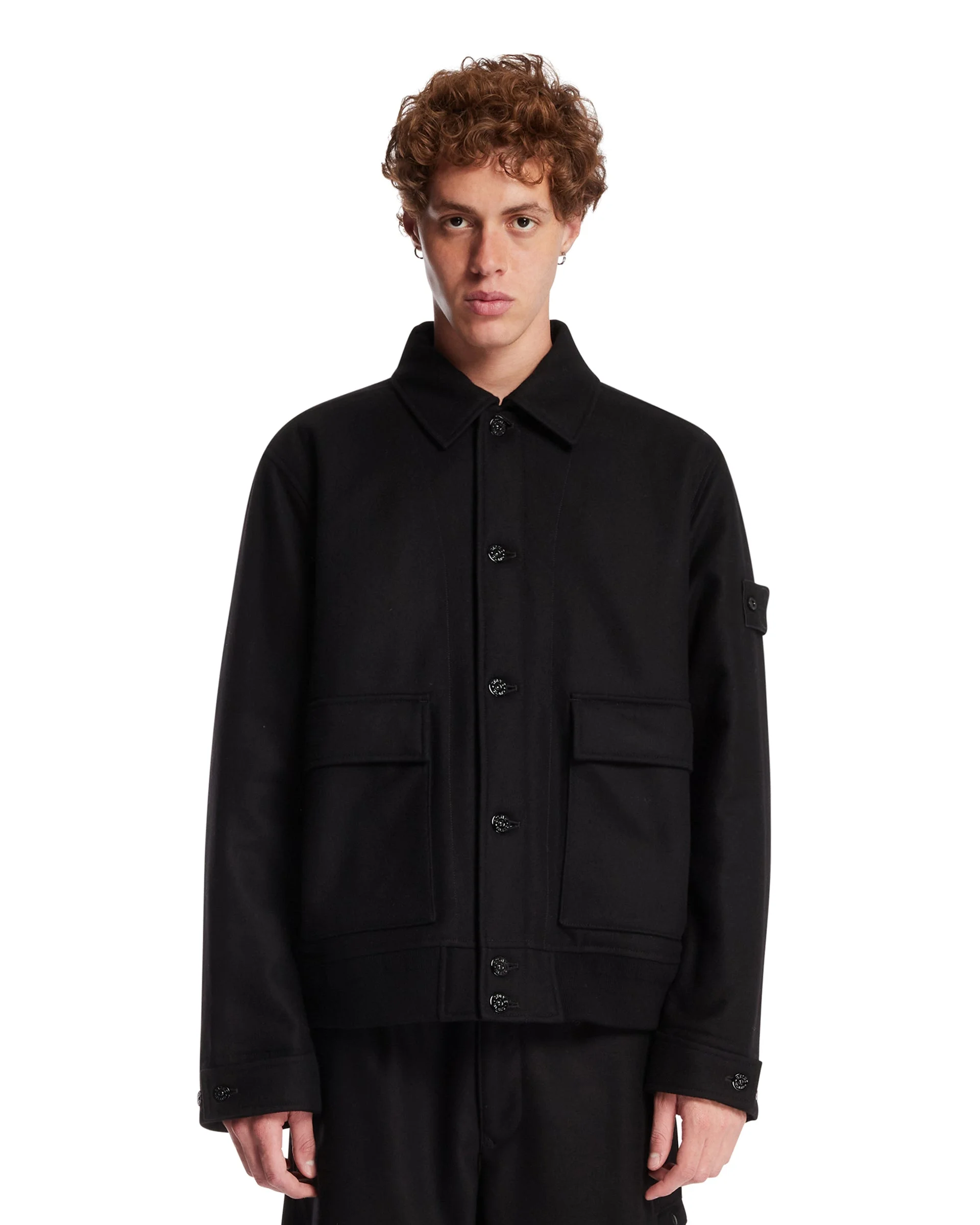 Black Ghost Wool Jacket - 1
