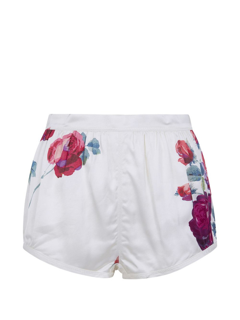 floral-print shorts 1
