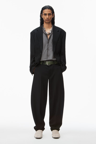 Alexander Wang wool tailored trouser with money clip outlook