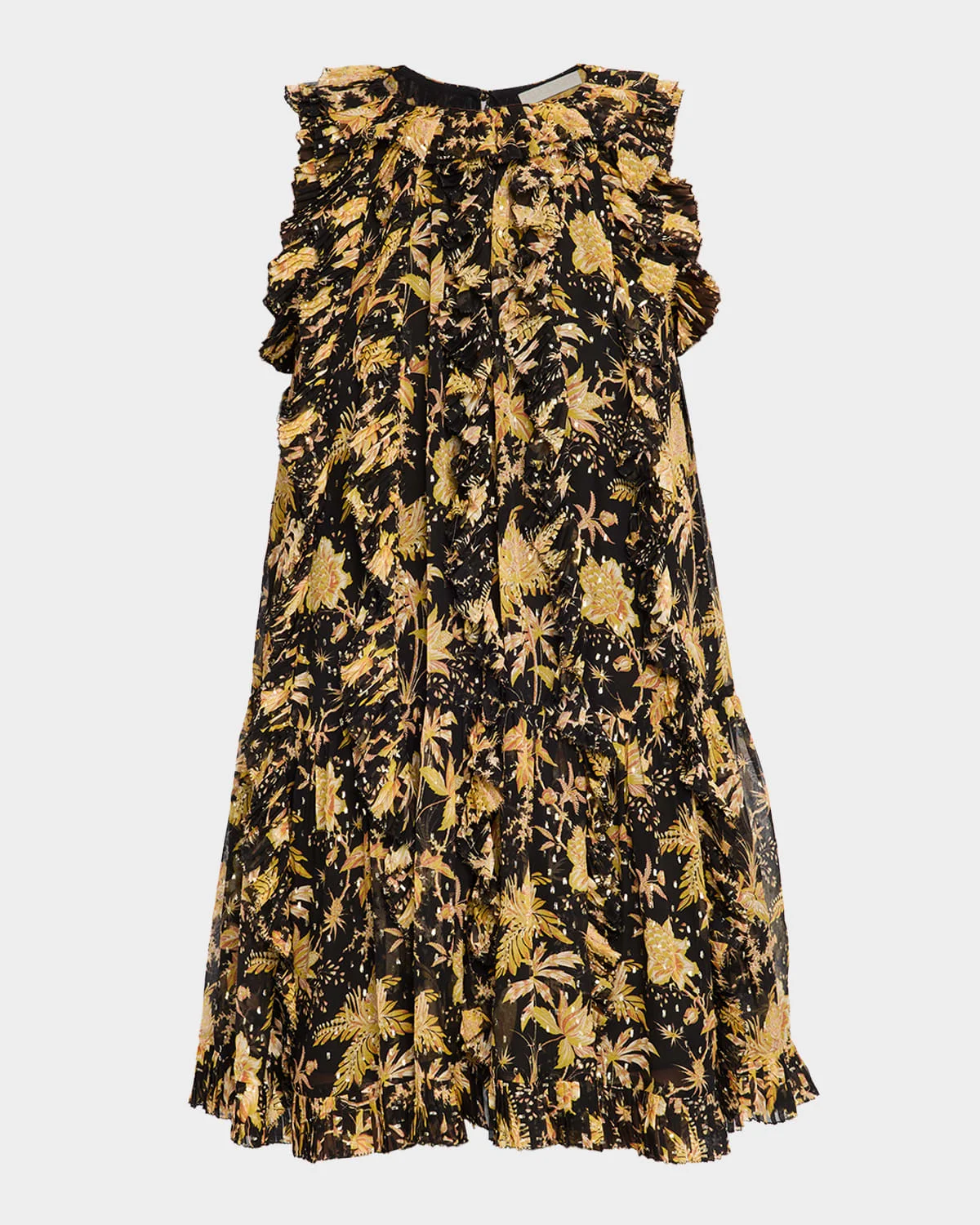 Signe Cascading Ruffle Mini Dress - 1