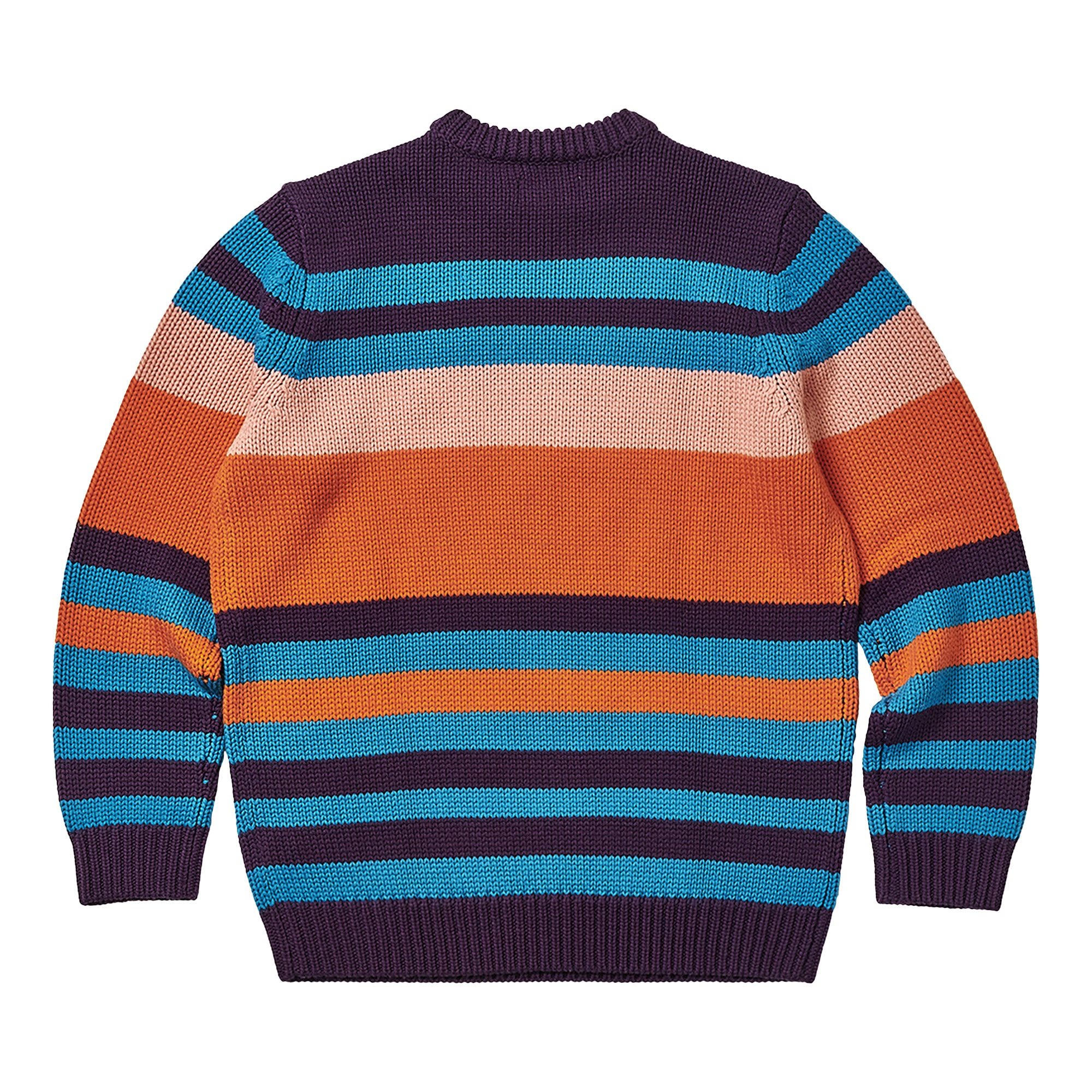 Palace Heavy Stripe Knit 'Orange' - 2