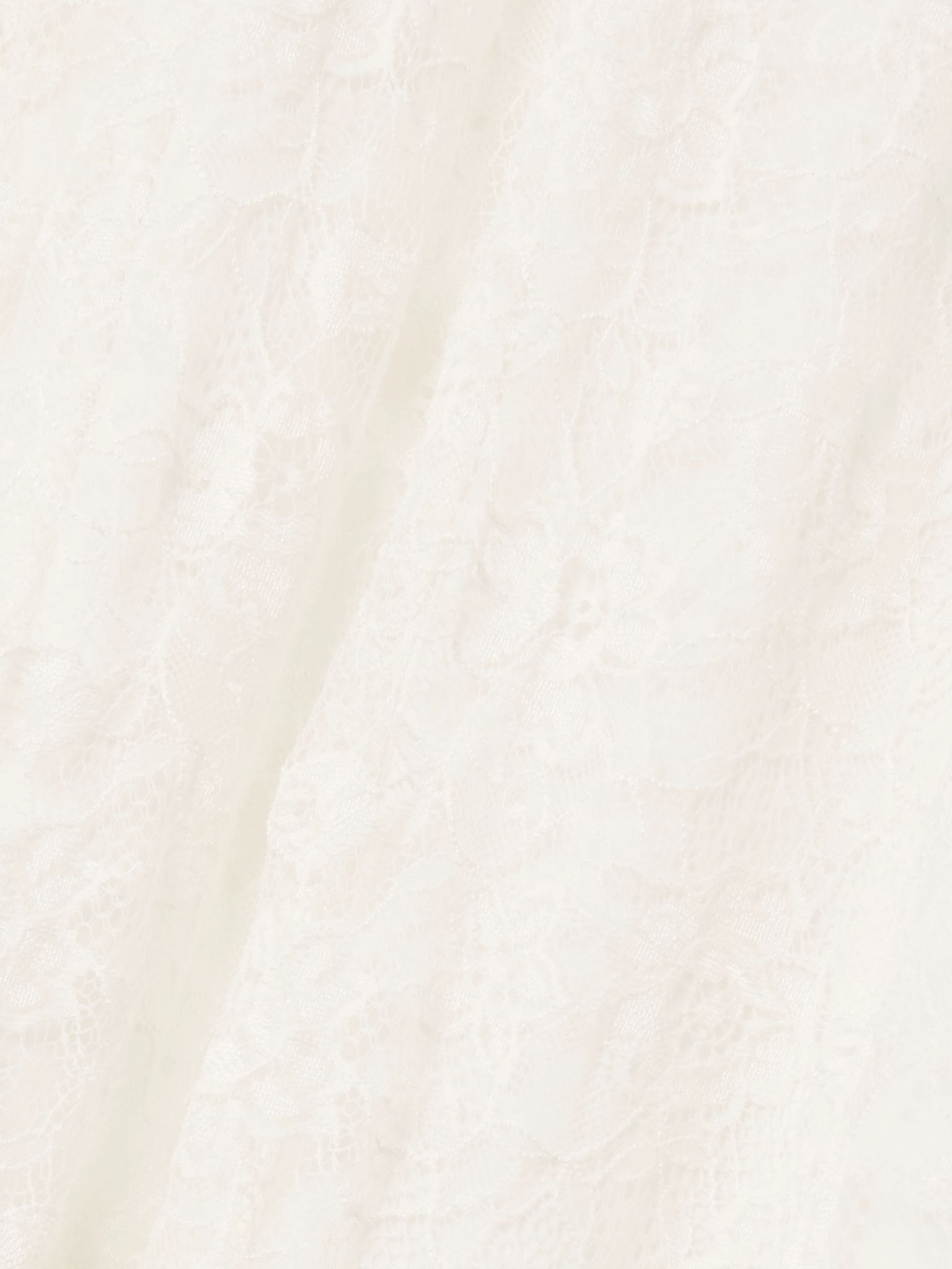 Lace midi skirt White - 5