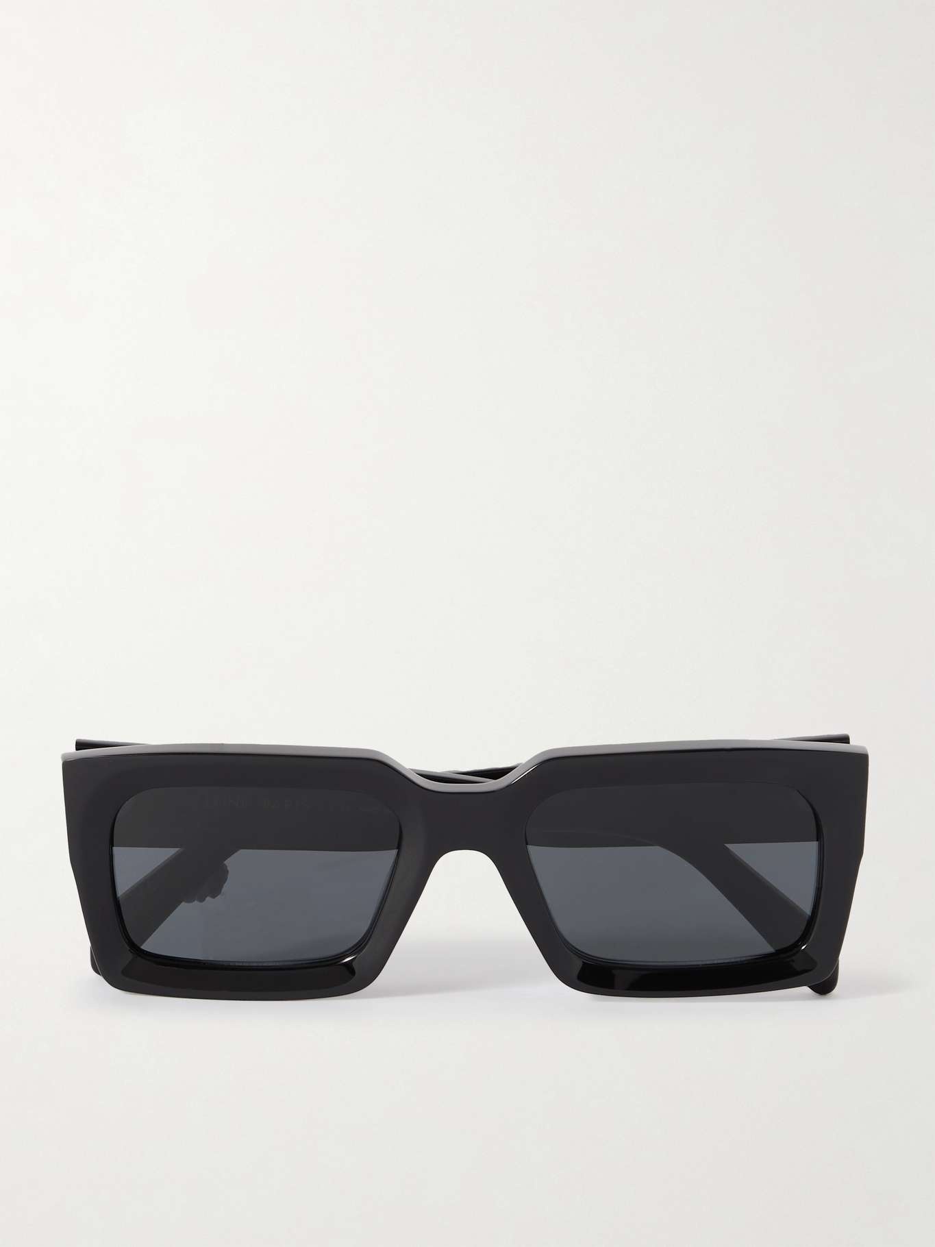 Bold square-frame acetate sunglasses - 1