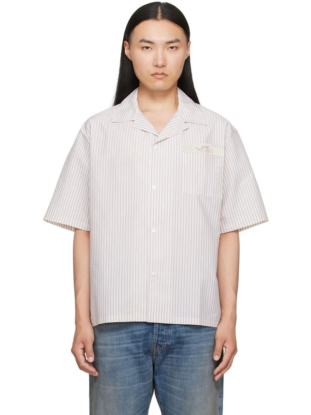 Off-White 'Amiri Spirit' Box Camp Shirt - 1
