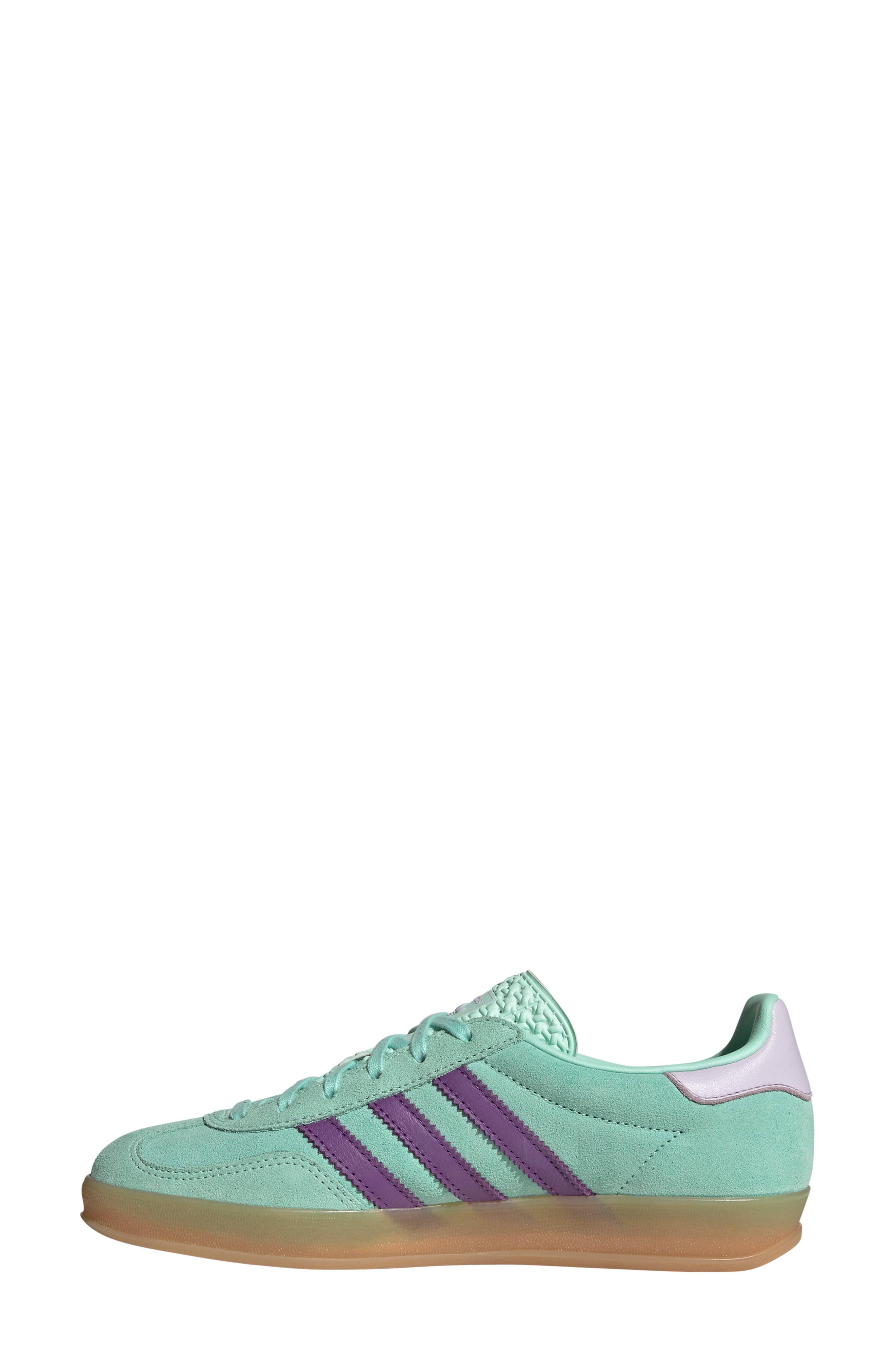 adidas Gazelle Indoor Sneaker in Mint/Purple/lavender at Nordstrom - 5
