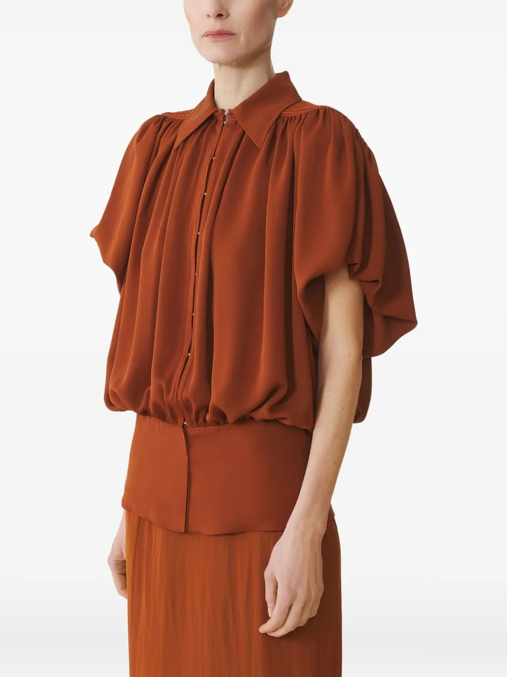 TOP IN SILK GEORGETTE - 4