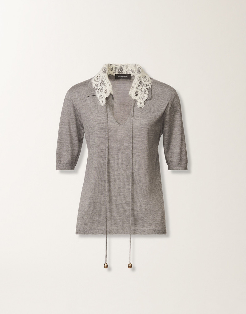 Cashmere and silk sweater 1