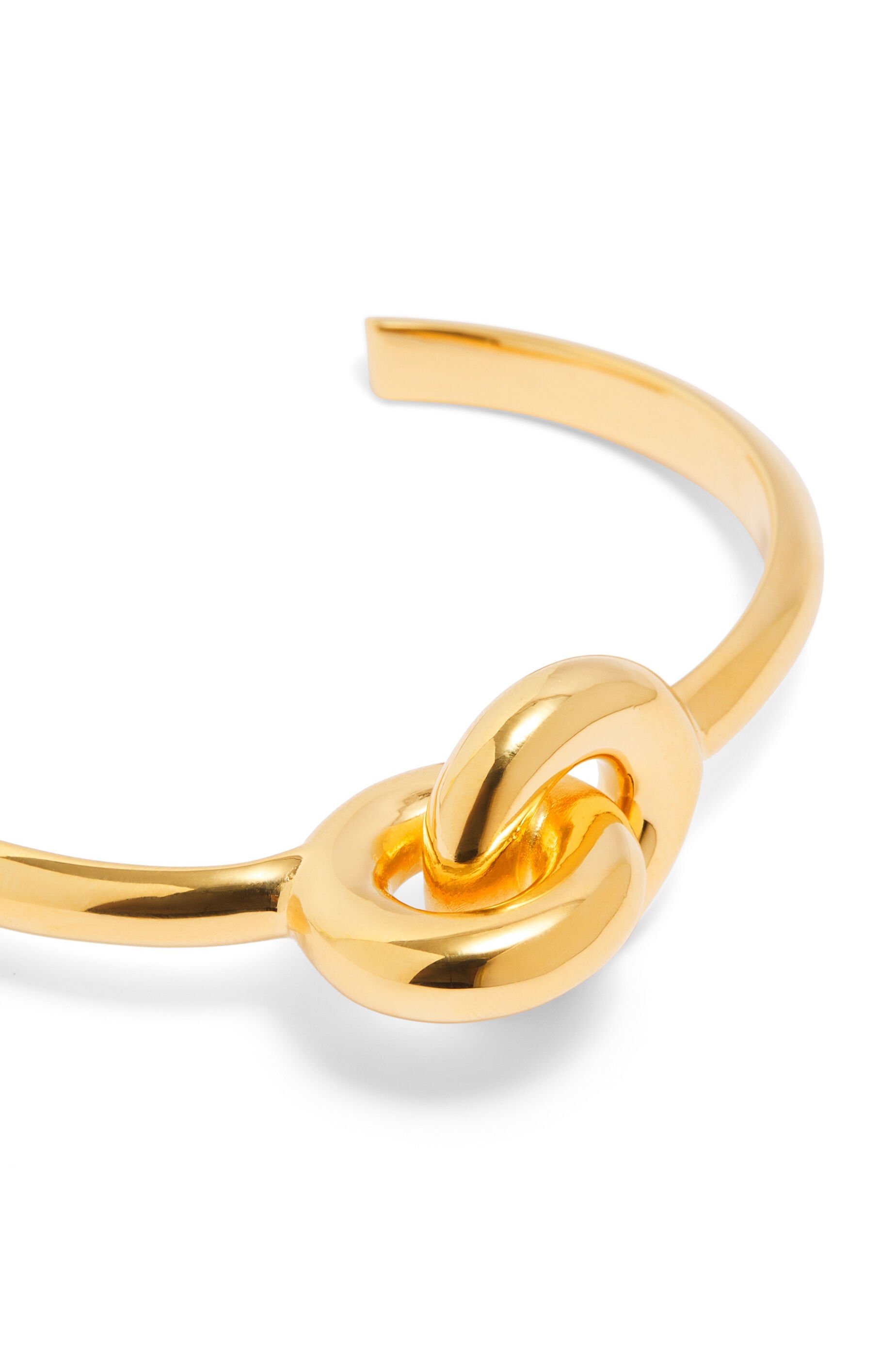 Donut link cuff in sterling silver - 5