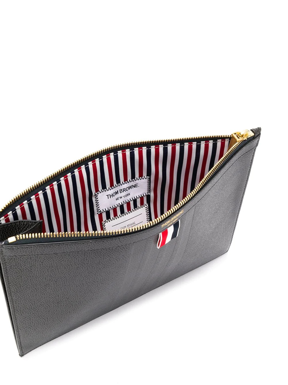 striped clutch bag - 5