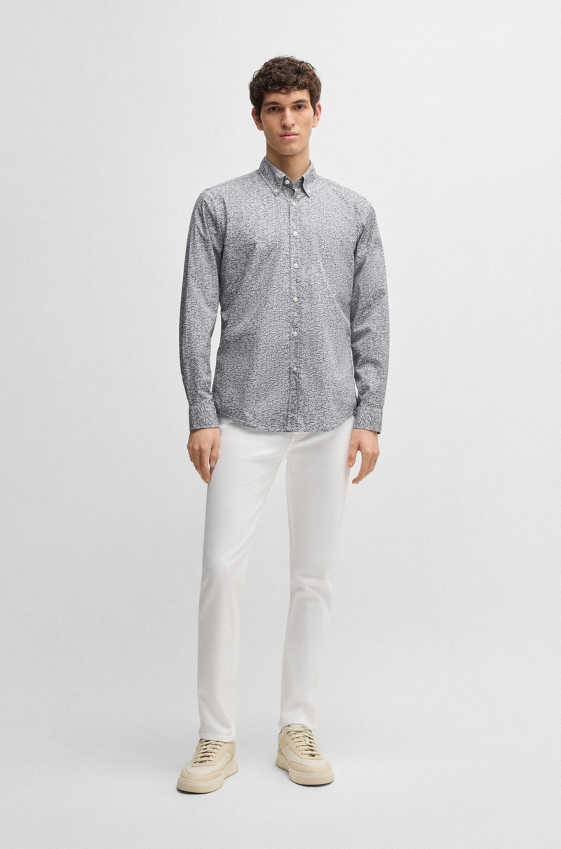 BOSS DELAWARE SLIM-FIT JEANS IN SOFT-MOTION DENIM outlook