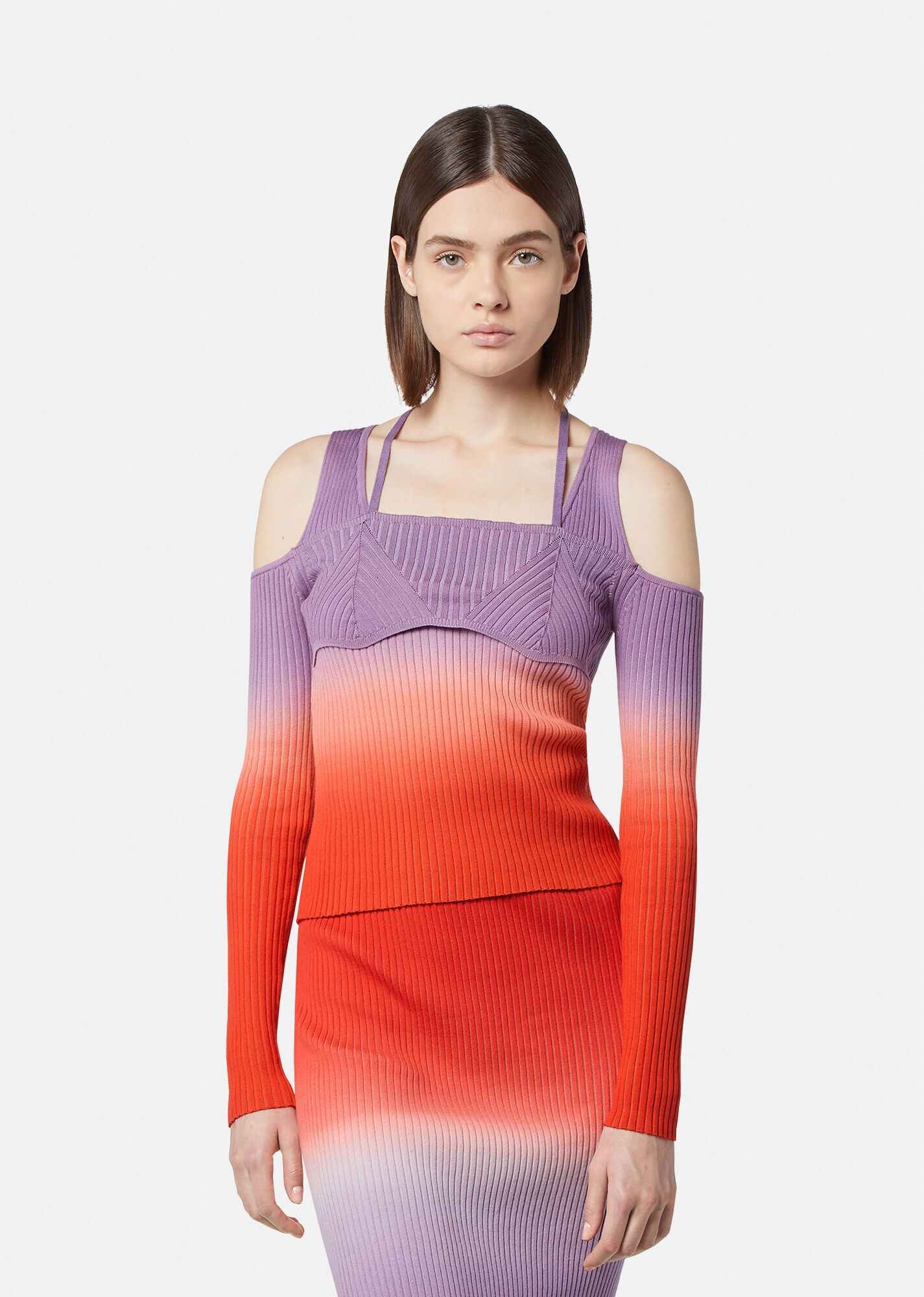 Tie Dye Cut-out Jumper - 2