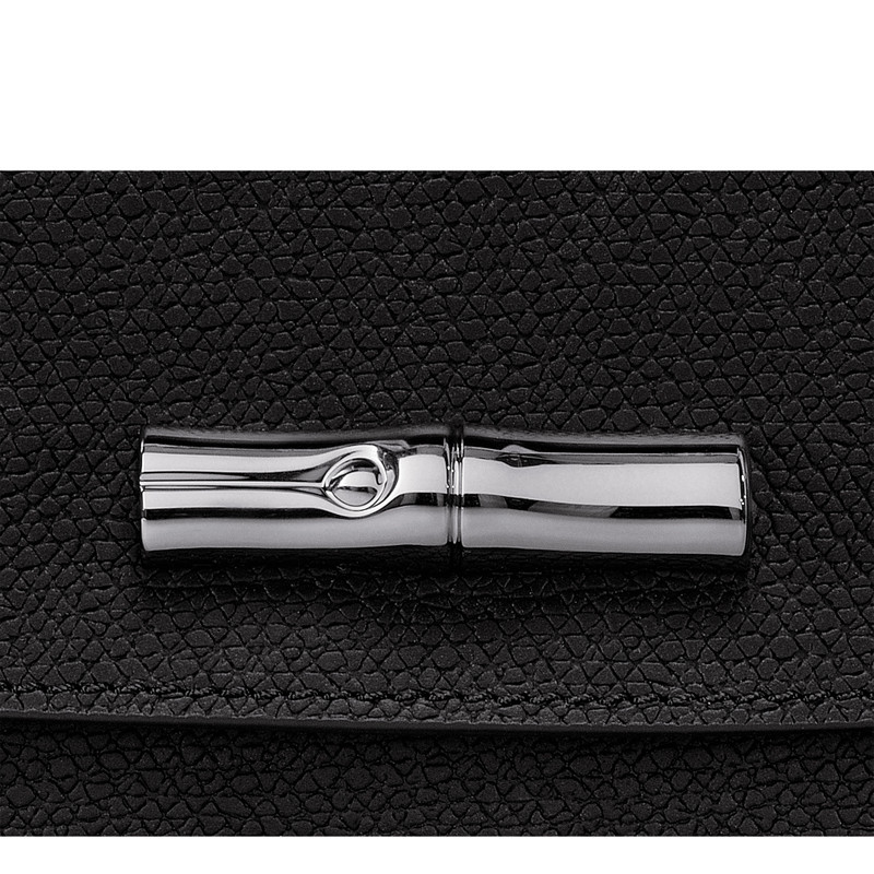 Roseau Clutch Black - Leather 6