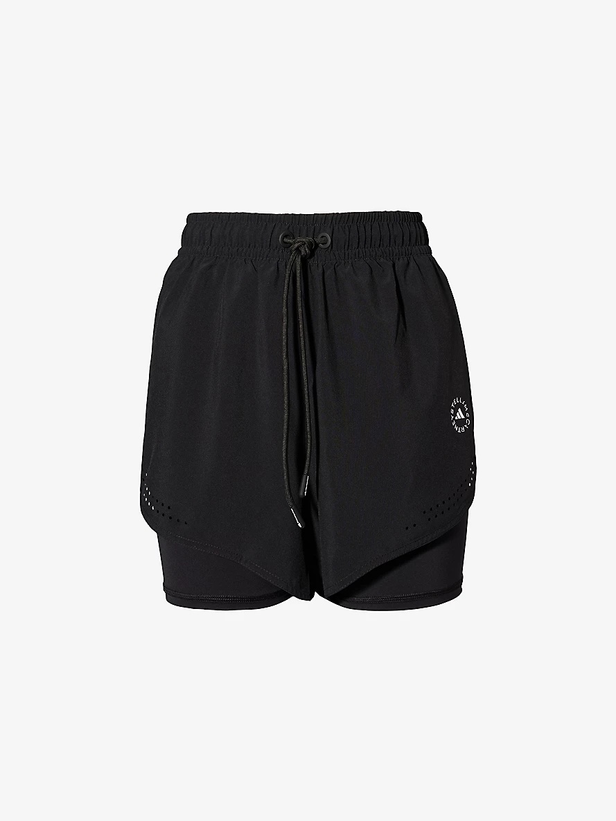 TruePurpose 2in1 stretch-recycled polyester shorts - 1