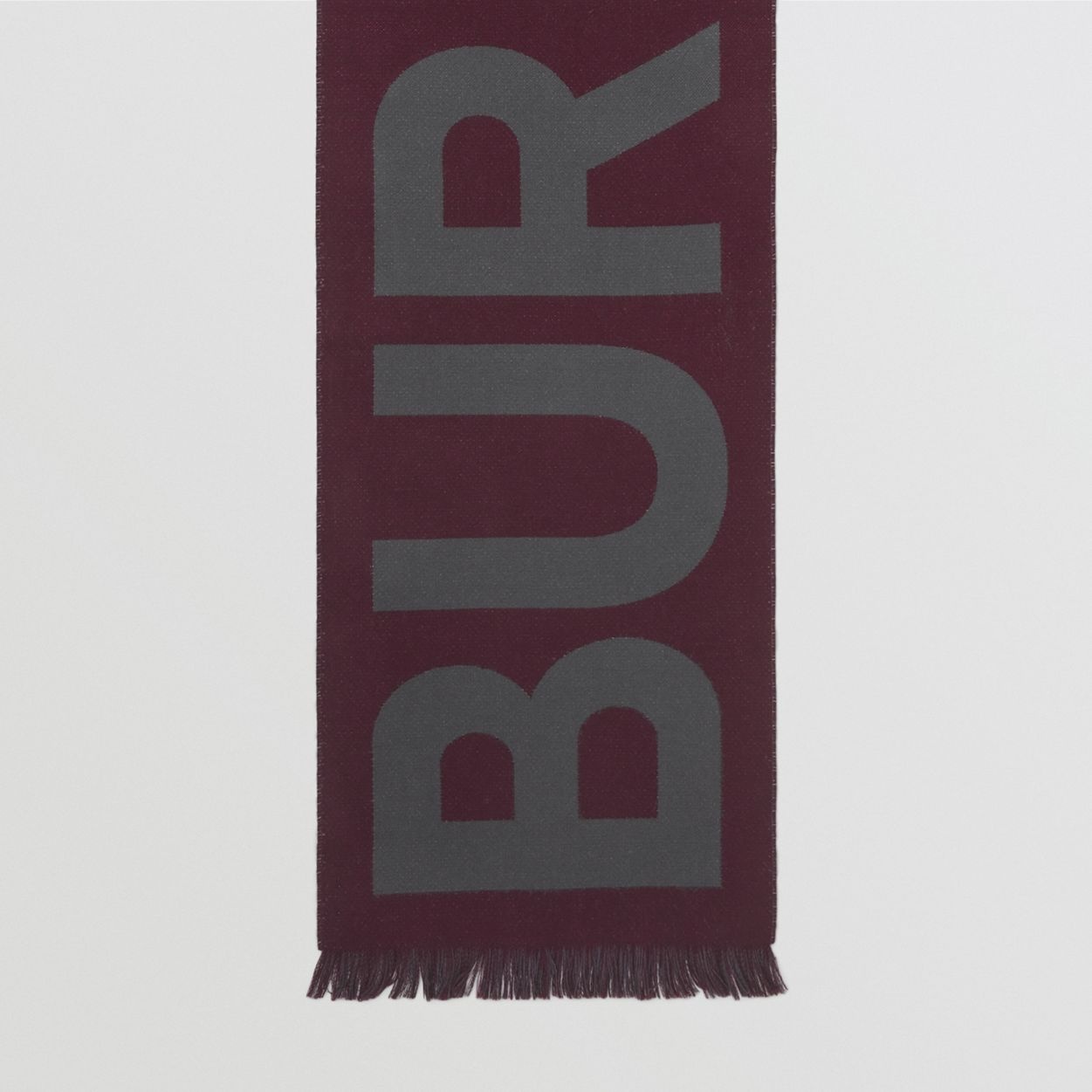 Logo Wool Jacquard Scarf - 4