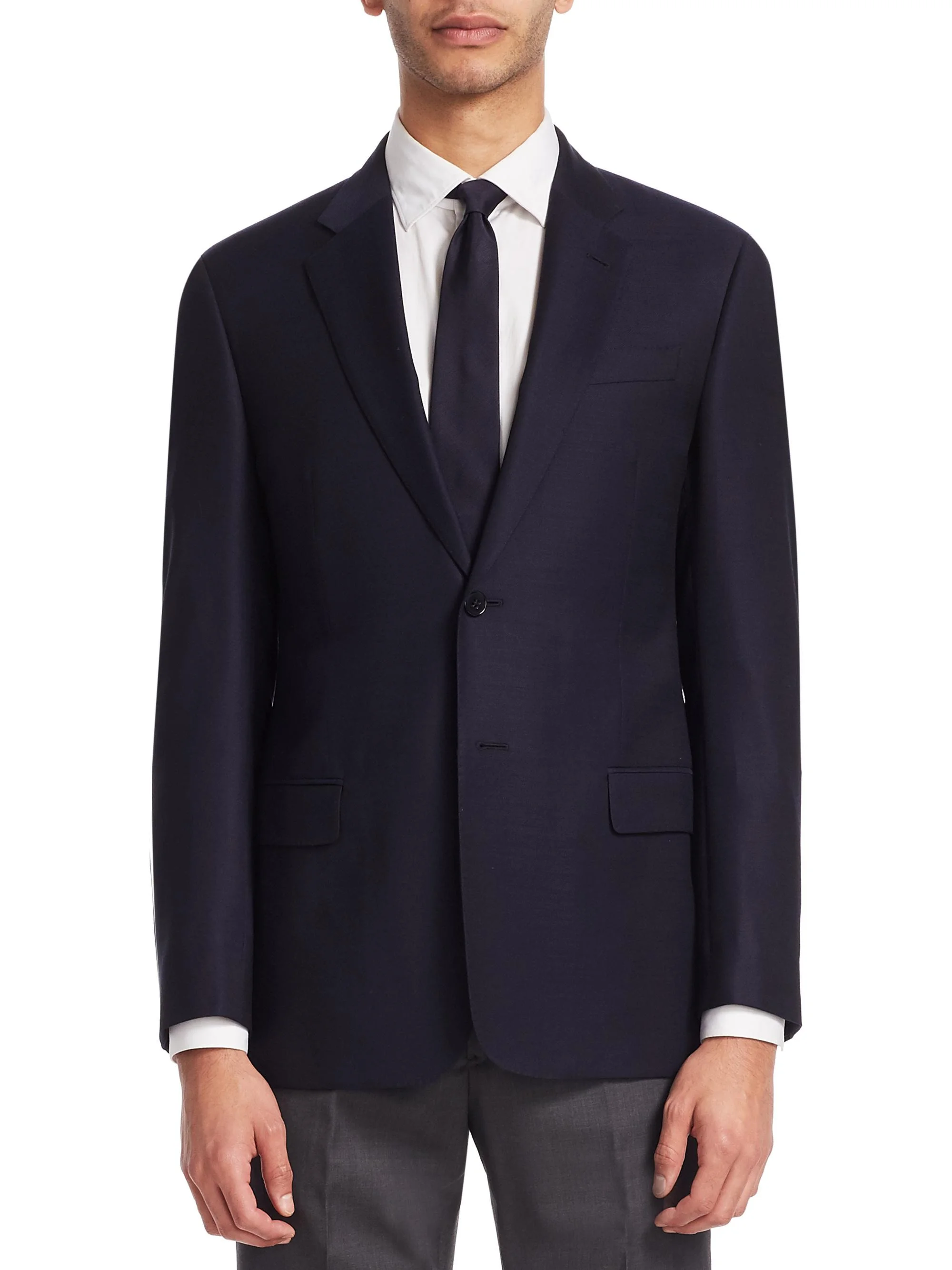 Men's G-Line Two-Button Slim-Fit Blazer - Navy - 1