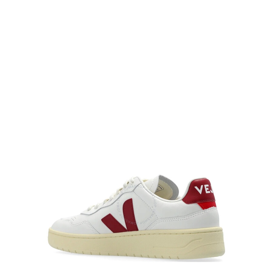 Veja V-90 Leather Low-Top Sneakers - 2
