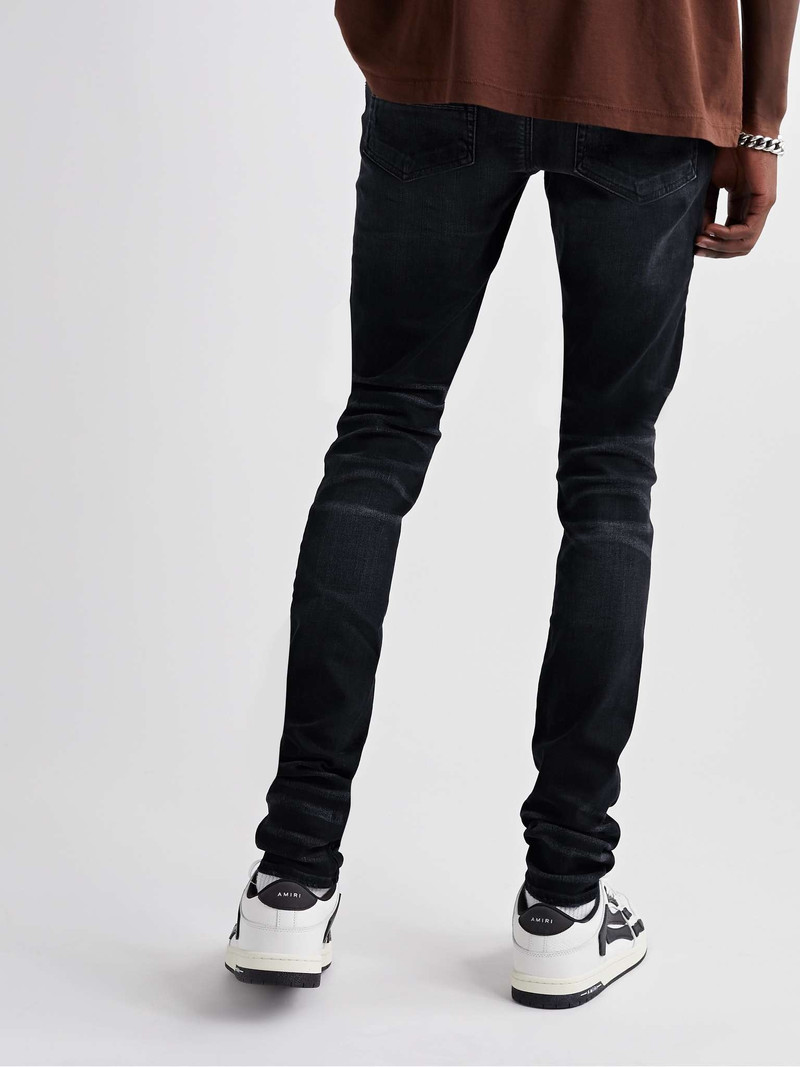 Thrasher Skinny-Fit Distressed Panelled Jeans 4