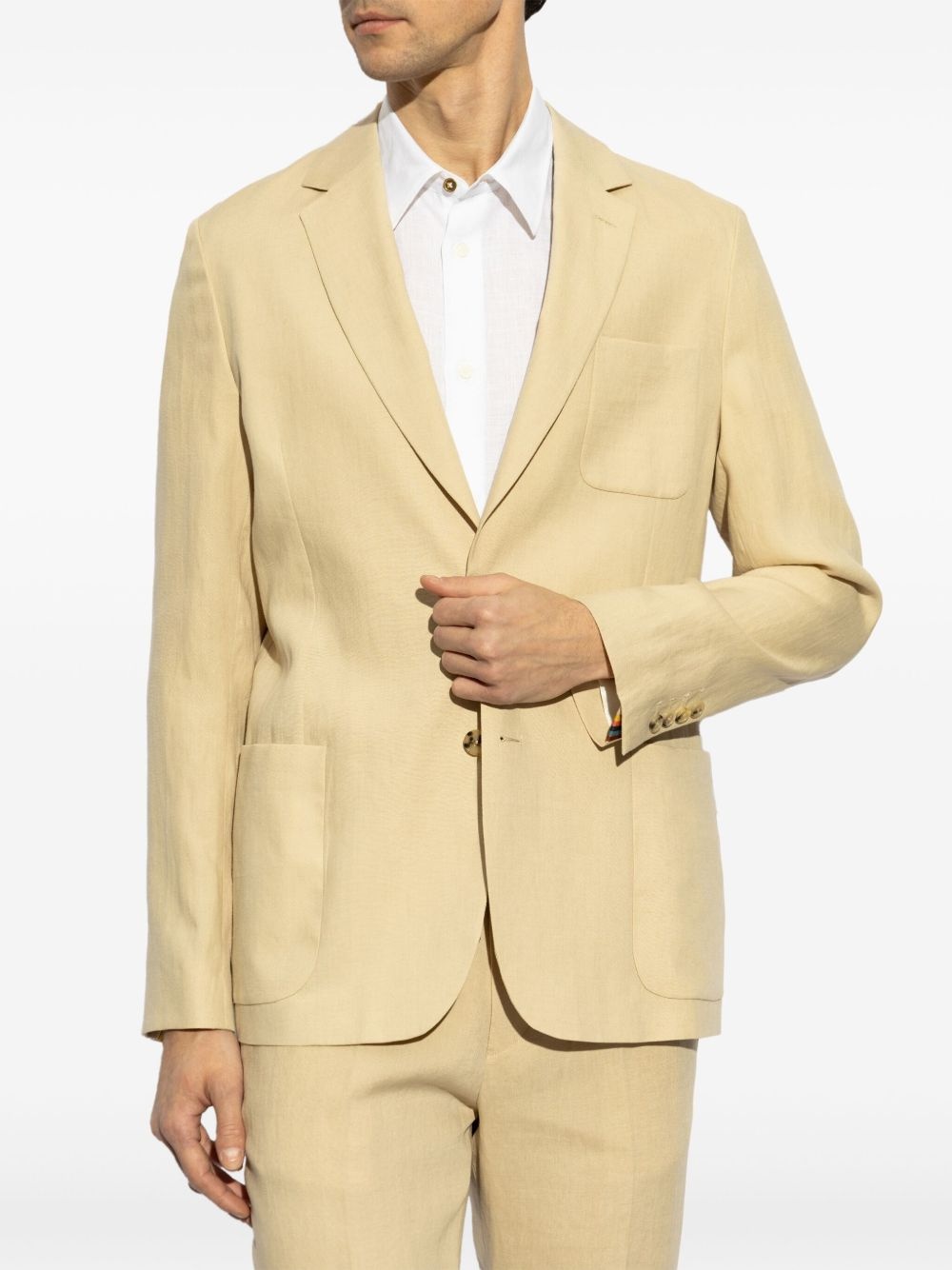 linen blazer - 3