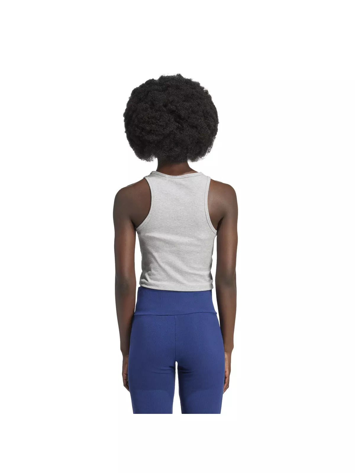 Originals Women's Essentials Ribbed Tank Top-Grey - 2