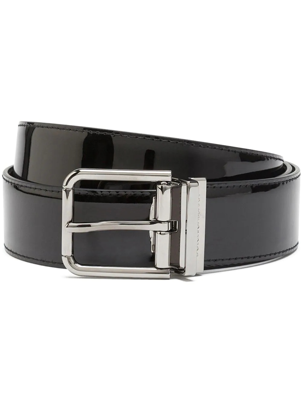 logo buckle belt - 1