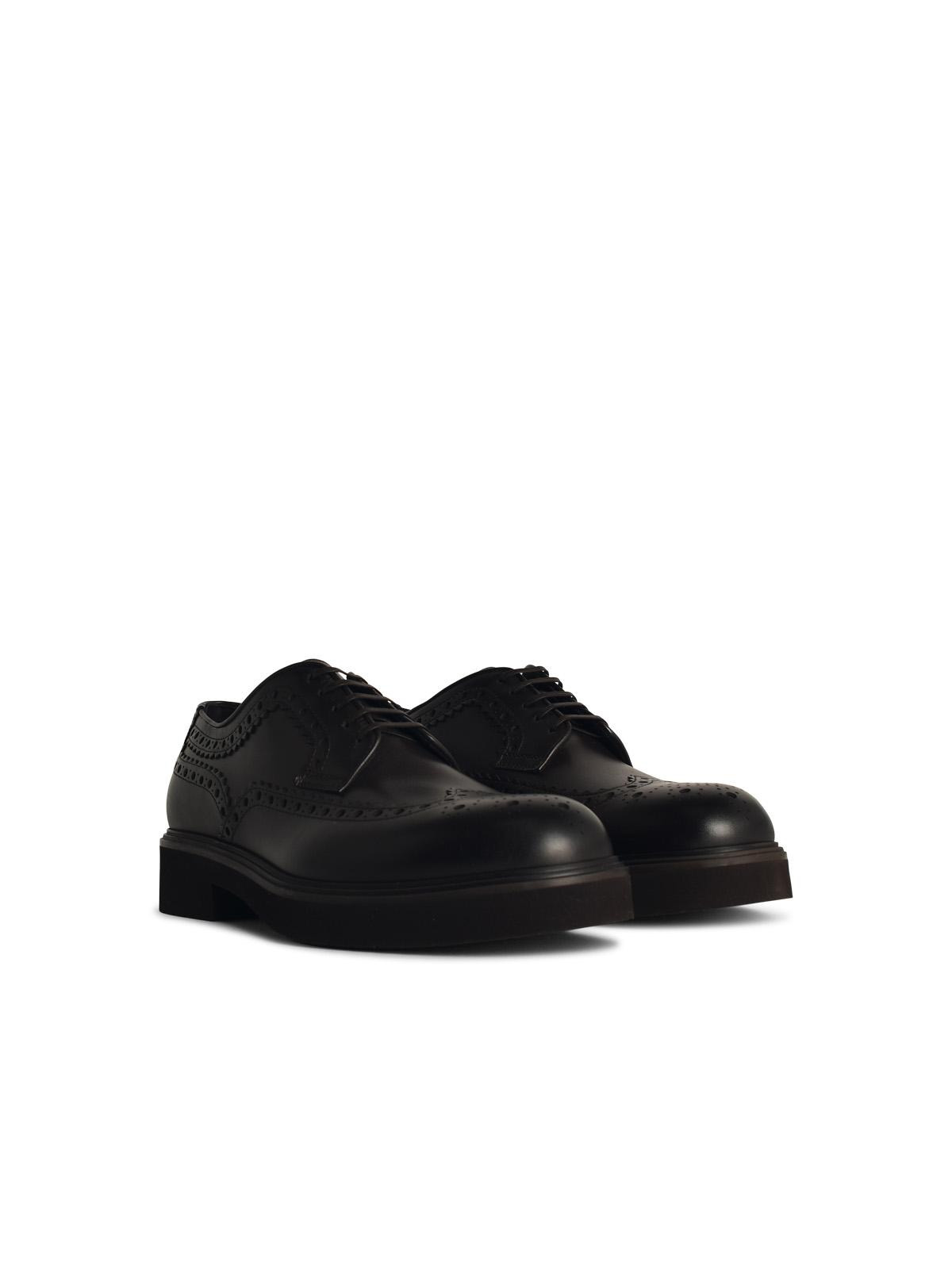 Salvatore Ferragamo Fire' 'Scarpa' In Dark Brown Leather Men - 2