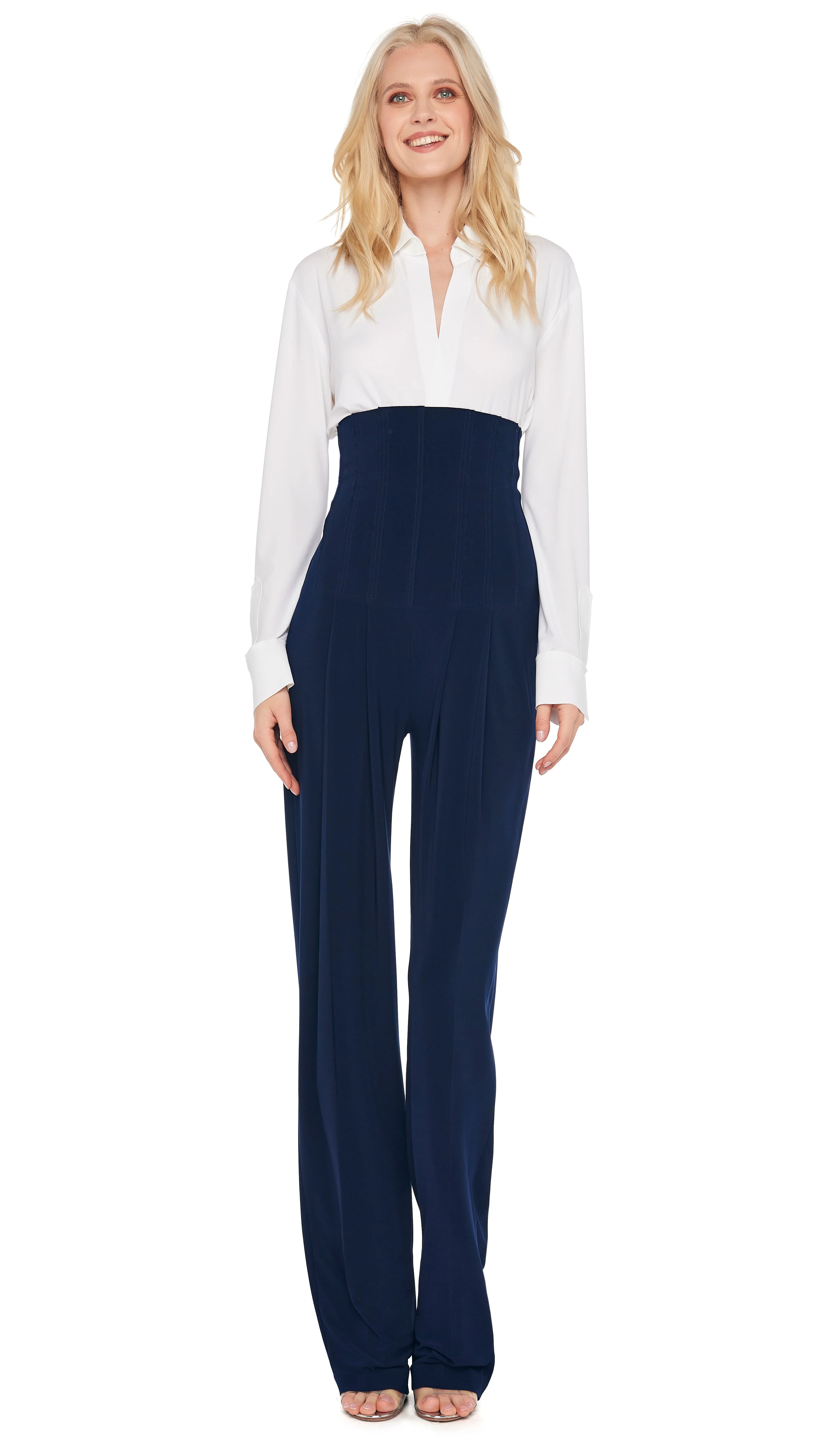 NK SHIRT W/ COLLAR STAND - 1