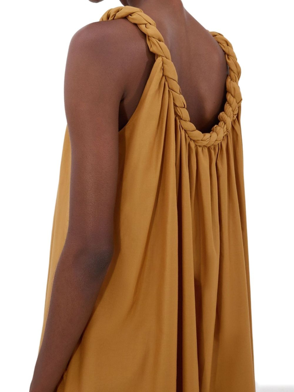 Kika twisted-neck gathered maxi dress - 5