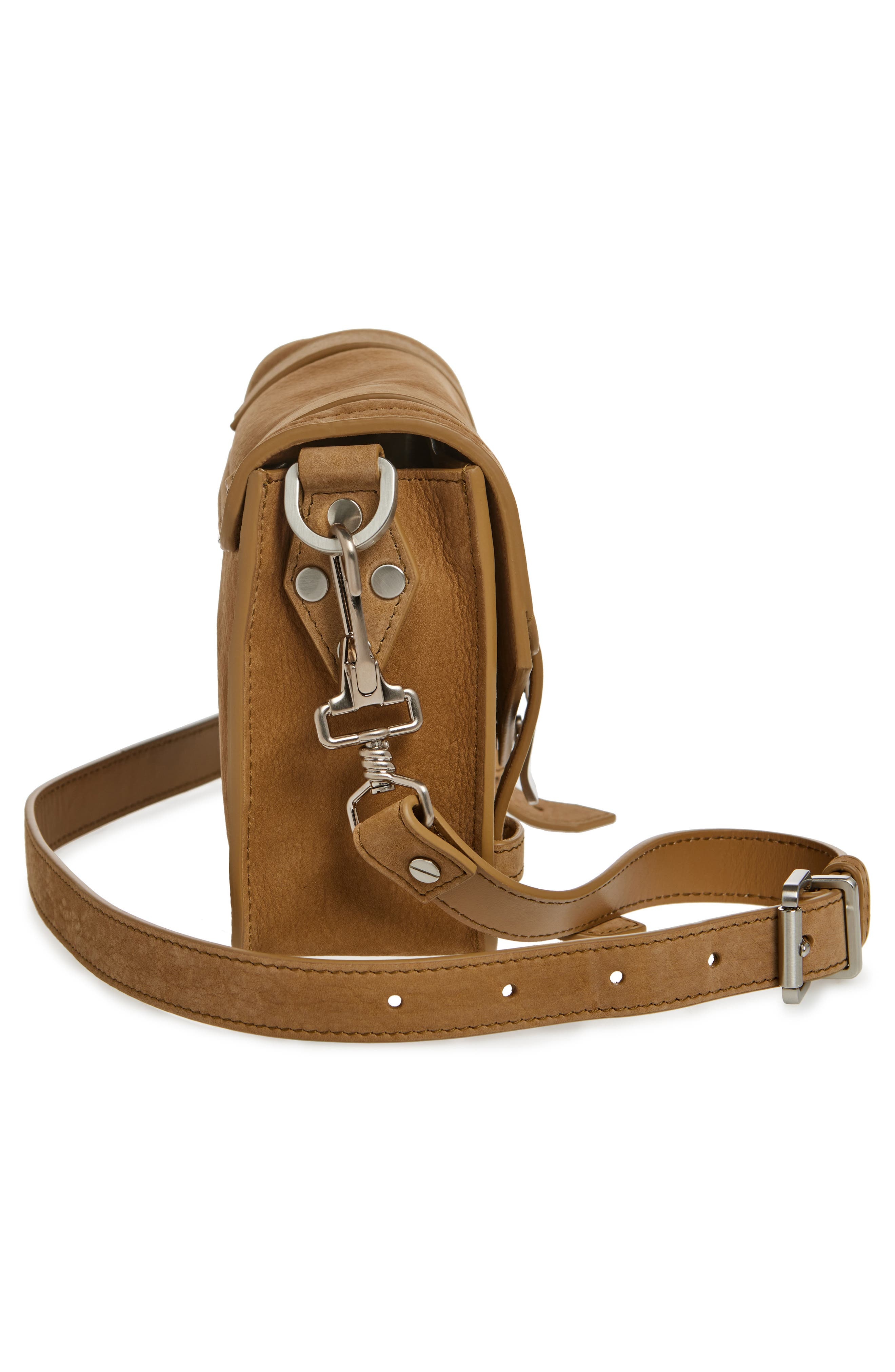 Proenza Schouler Mini PS1 Suede Crossbody Bag in Tobacco at Nordstrom - 6