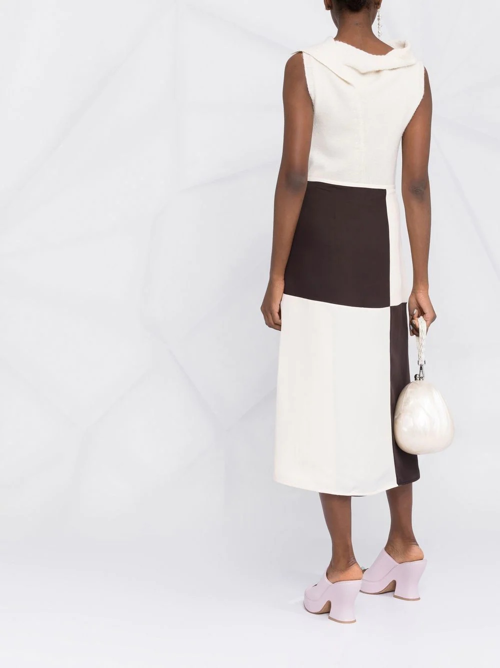 colour-block midi skirt - 4