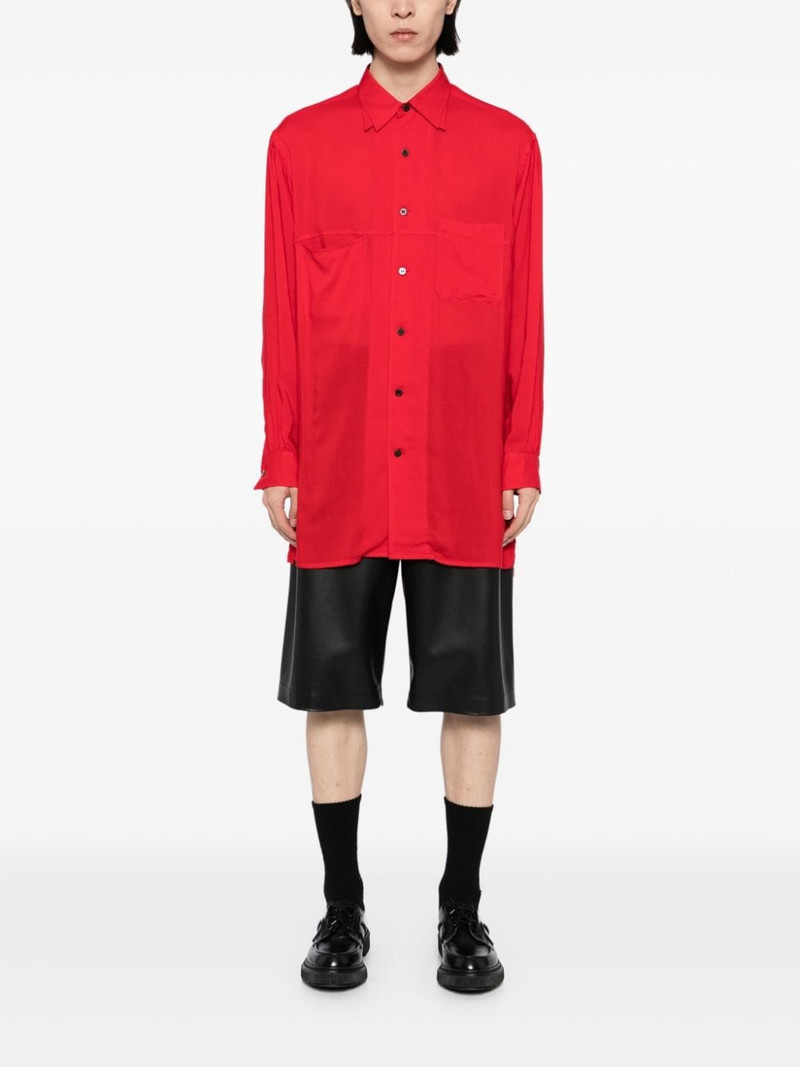Yohji Yamamoto long-sleeved shirt outlook