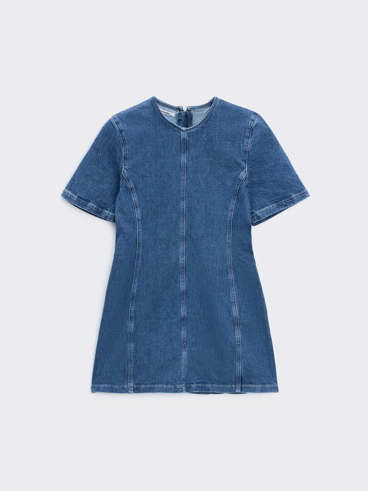 Short Denim Dress - 1
