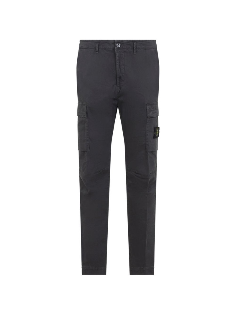 logo-patch pocket trousers 1