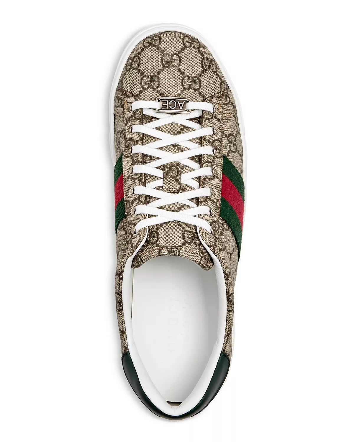 Men's Gucci Ace Canvas and Leather Sneakers - 4