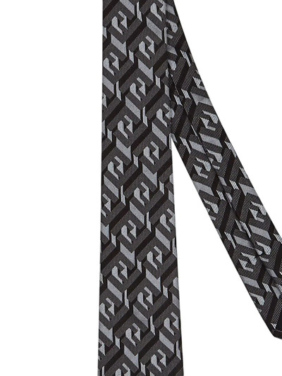 FENDI Cubik jacquard silk tie outlook