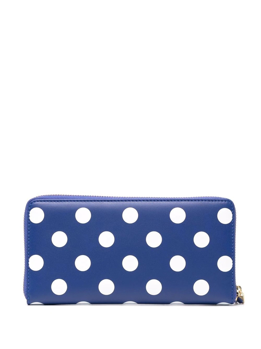 leather polka-dot purse - 2