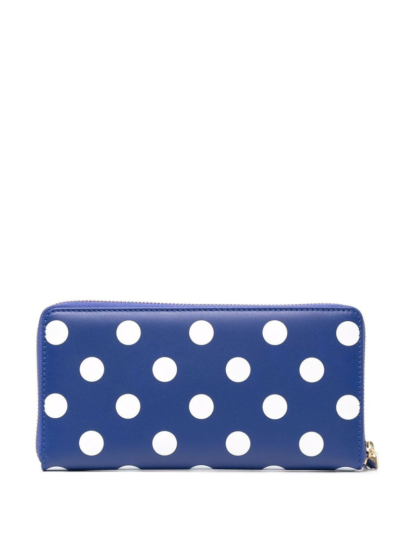 Comme Des Garçons leather polka-dot purse outlook