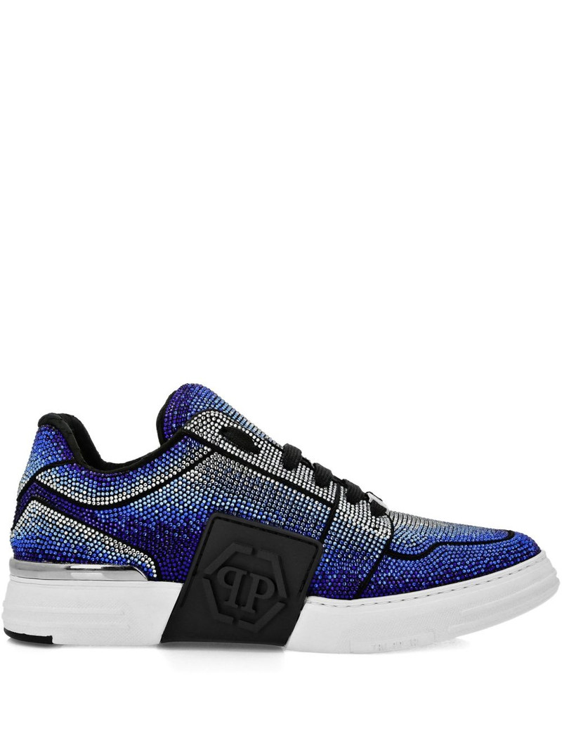 rhinestone-embellished sneakers 1