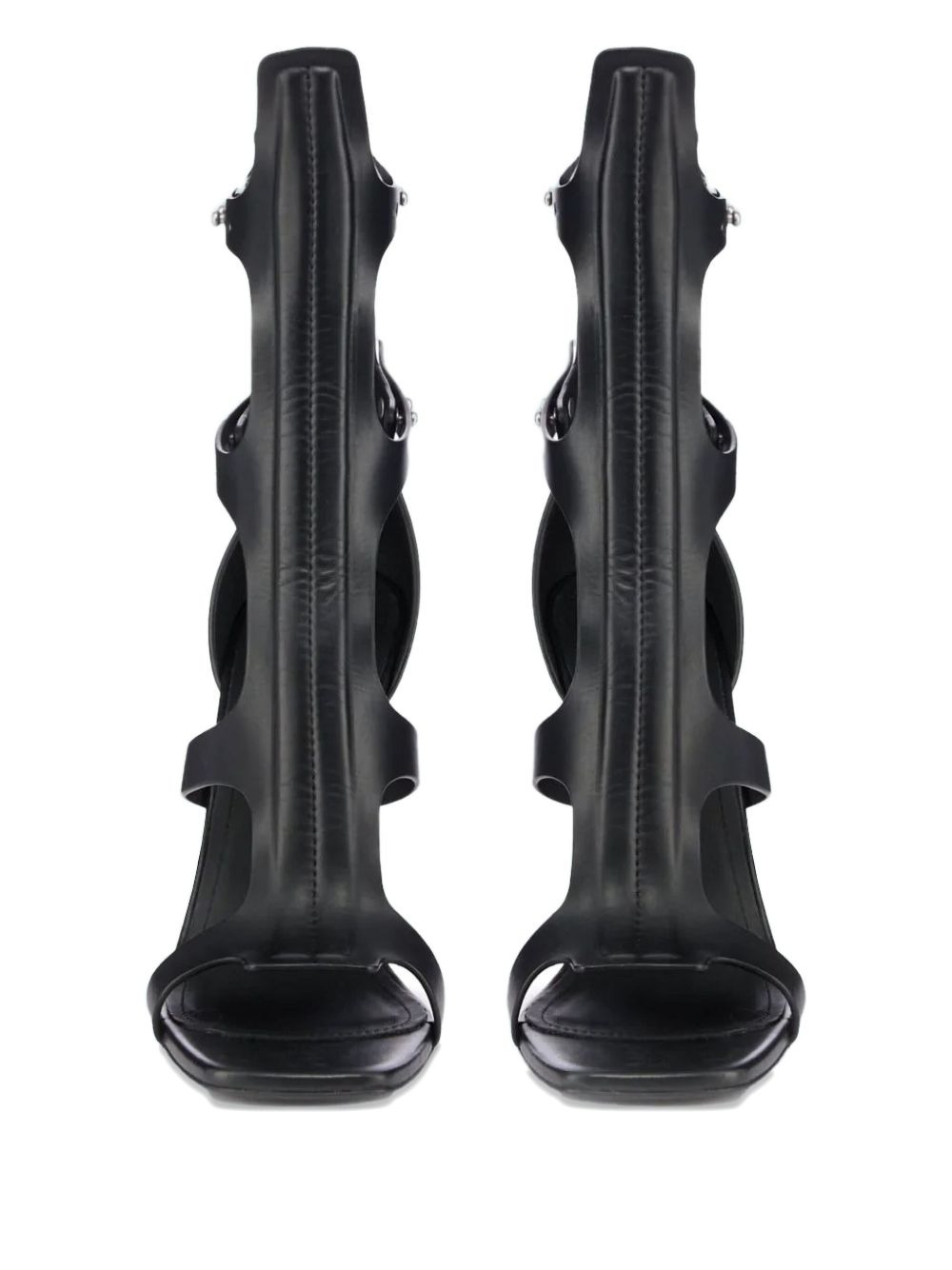 110mm Spartans leather zip-fastening pumps - 3