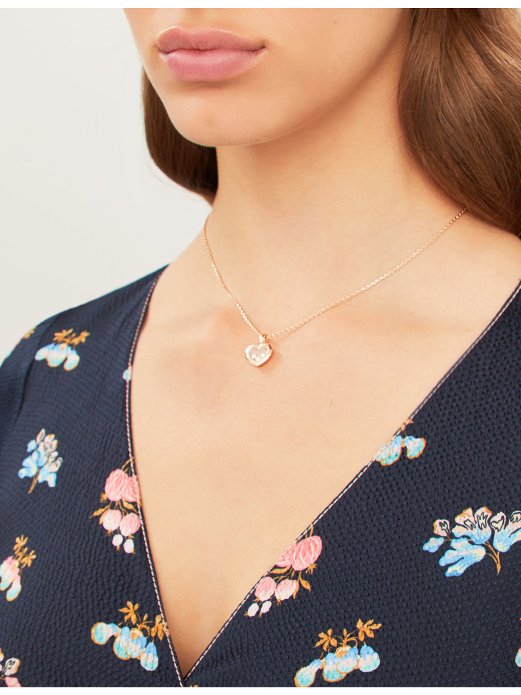 Happy Diamonds Icons 18ct rose-gold and diamond pendant - 2