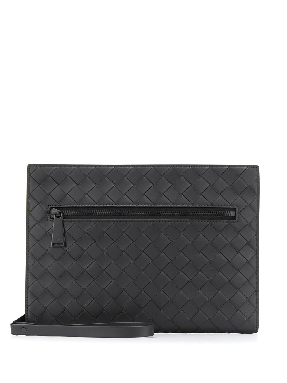 intrecciato weave clutch - 1