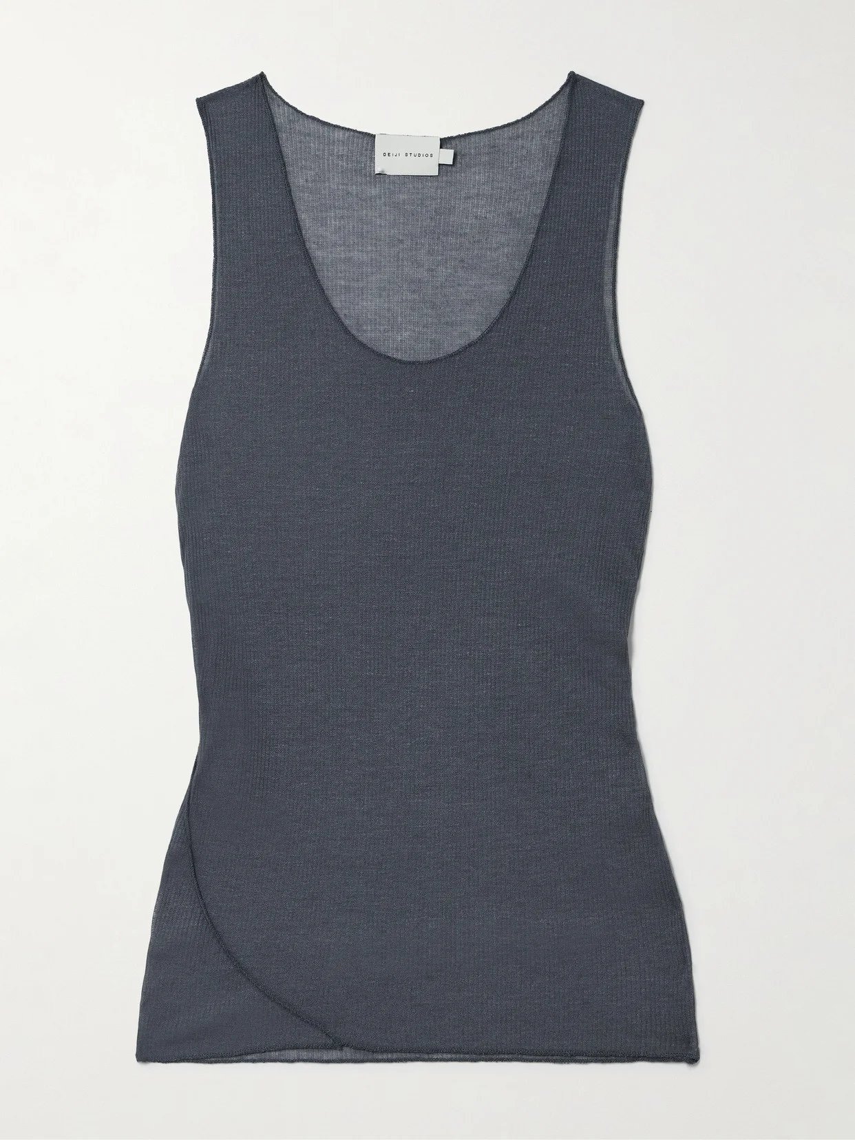 Ribbed-knit Tank - 1