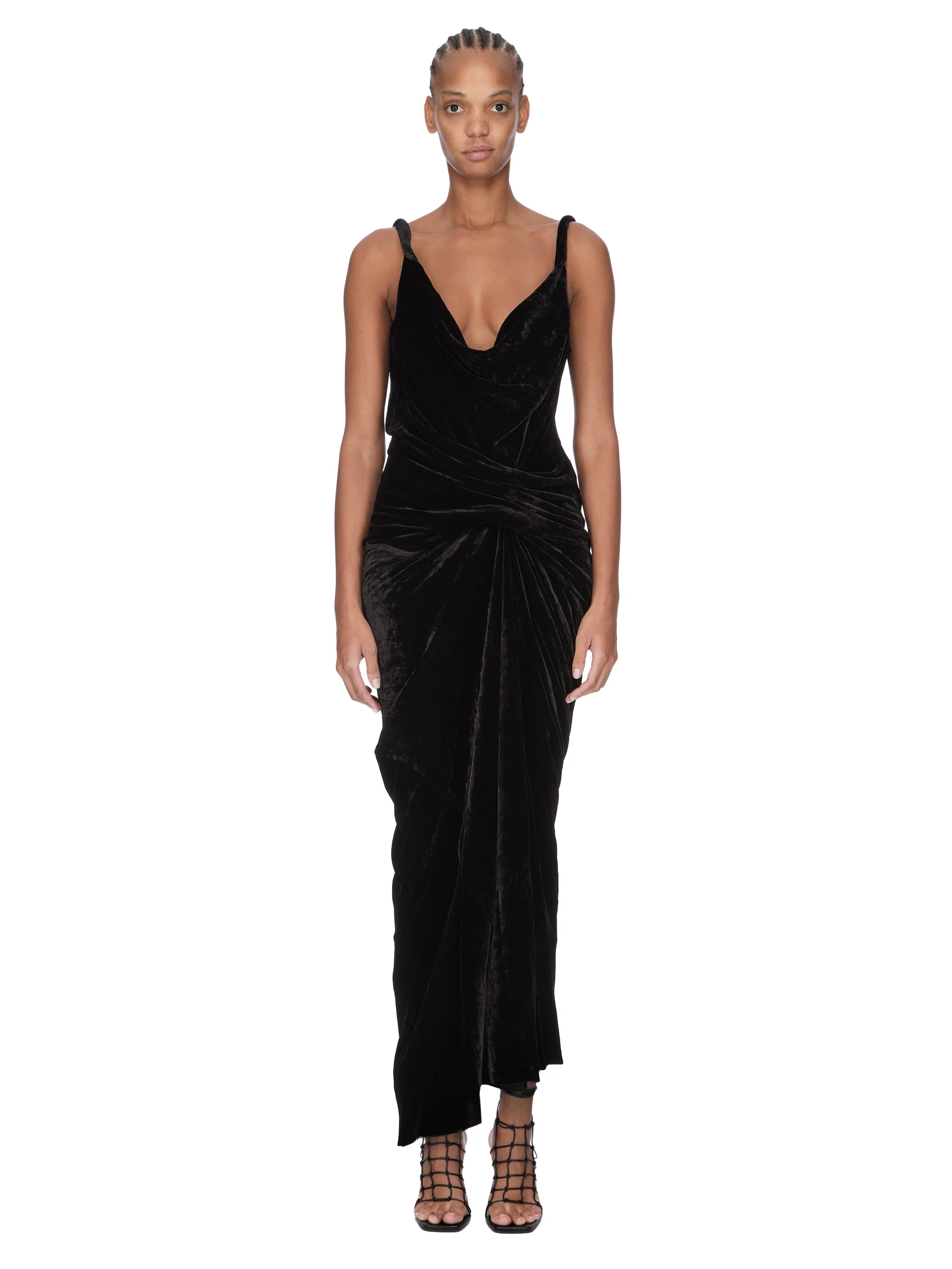 STRUTTER DRAPED DRESS - 1