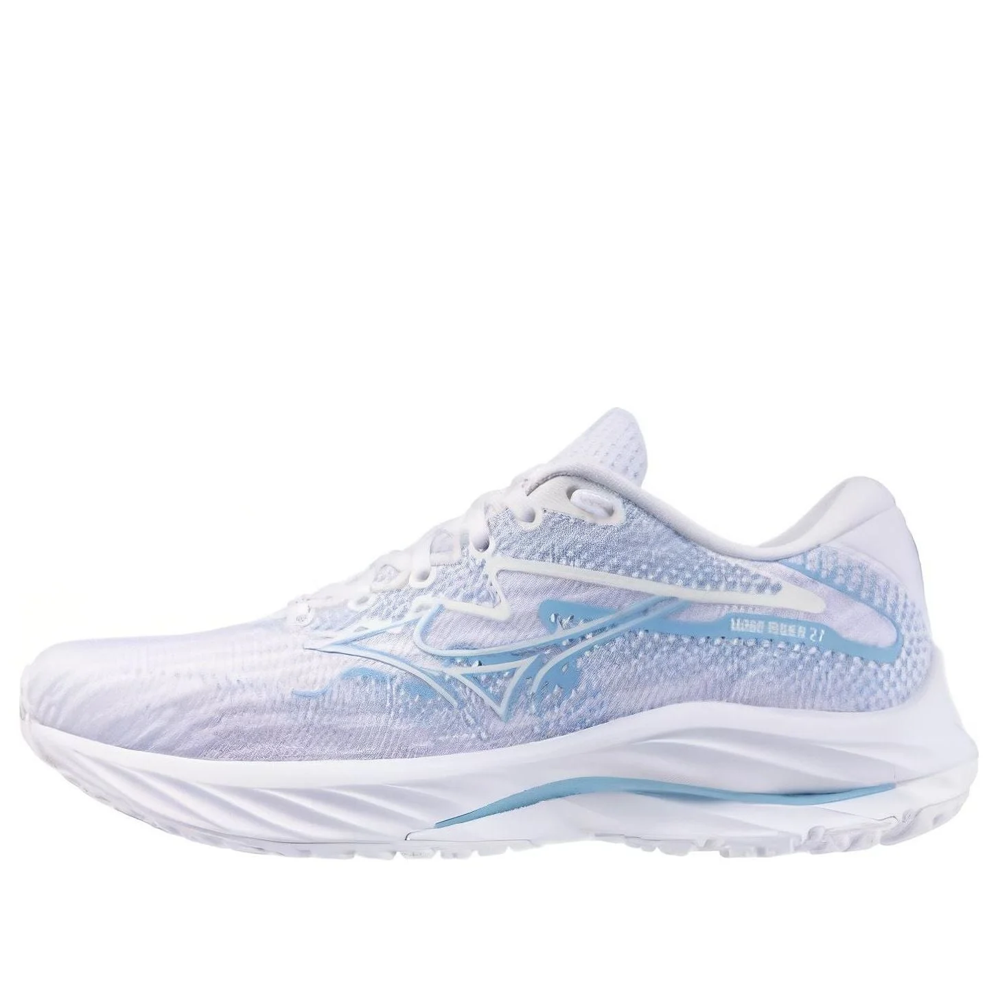 (WMNS) Mizuno Wave Rider 27 'White Light Blue' J1GD230676 - 1