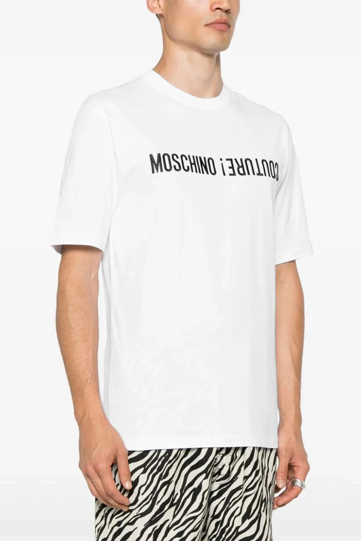 Logo embroidery t-shirt - 4
