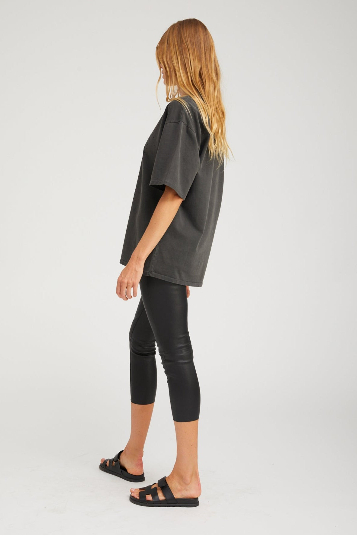 VINTAGE BLACK I LOVE LA TEE - 3